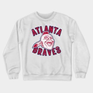 Vintage Style Atlanta Braves Crewneck Sweatshirt